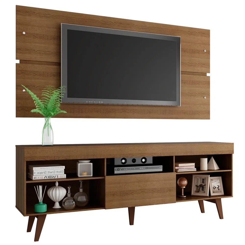 Rack y panel de TV hasta 65" Miami con Patas Rústicas - Balton - 70035Z1CP