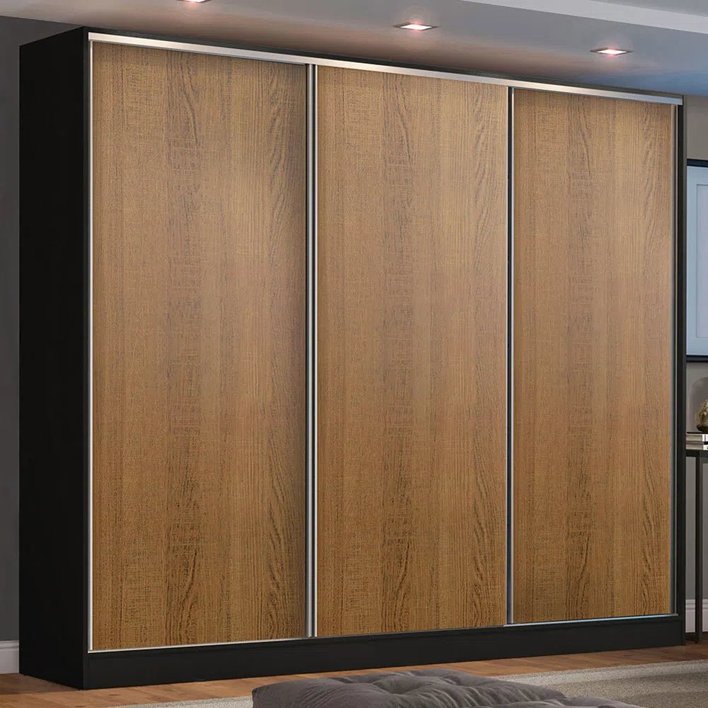 Ropero Matrimonial 100% MDF Zurique 231cm Puertas Corredizas - XC1063D8