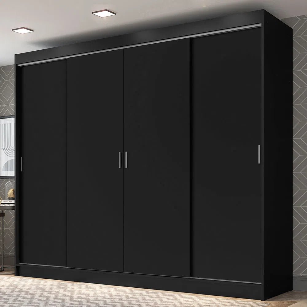 Ropero Matrimonial Austin 4 Puertas Corredizas 215cm - Balton Hogar - 10288N