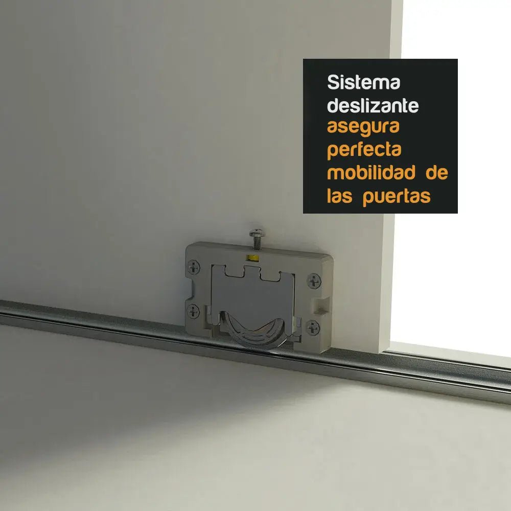 Ropero Matrimonial Austin 4 Puertas Corredizas 215cm - Balton Hogar - 10289B