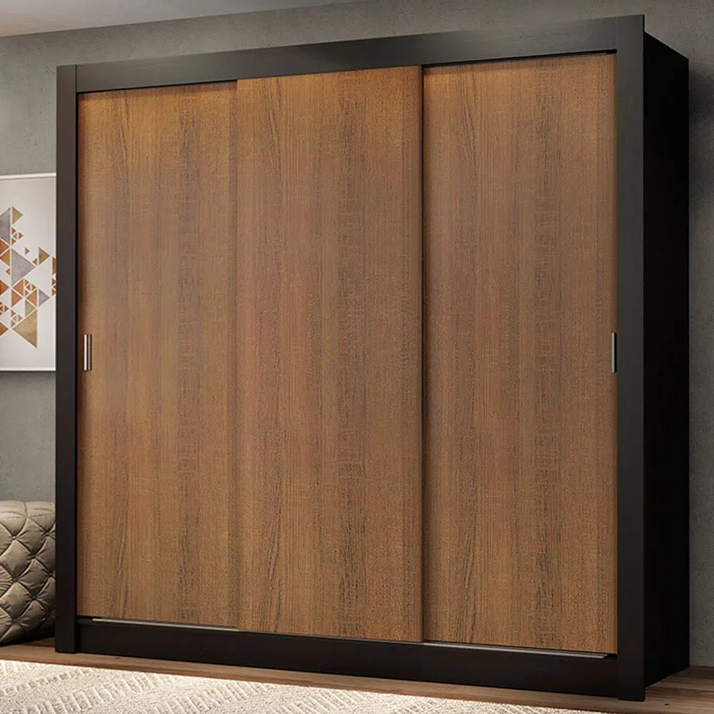 Ropero Matrimonial Monaco Pareja 3 Puertas Corredizas - Balton Hogar - 1093D8