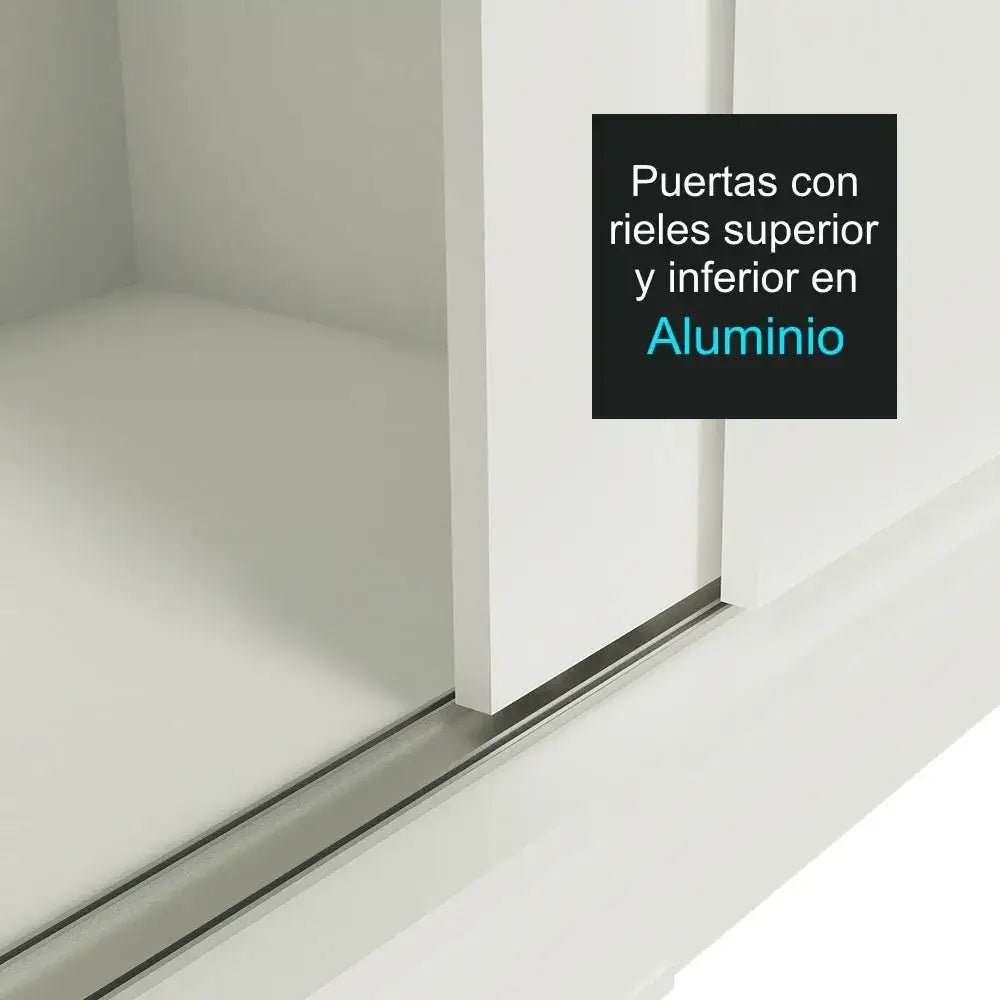 Ropero Matrimonial Reno Pareja 3 Puertas Corredizas con Espejo - Balton - 1095091E