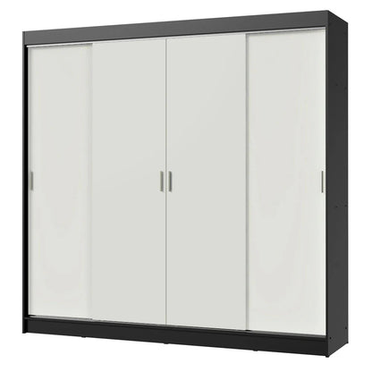 Ropero Placard Matrimonial Austin 4 Puertas Corredizas 215cm