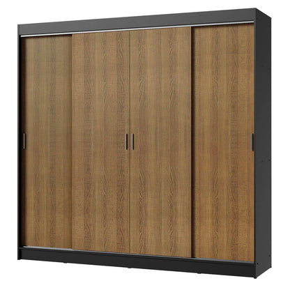 Ropero Placard Matrimonial Austin 4 Puertas Corredizas 215cm