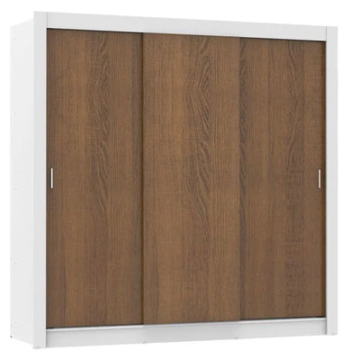 Ropero Placard Matrimonial Monaco 170CM Sin Espejo 3 Puertas Corredizas