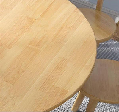 Mesa Alba Redonda 100cm - Madera Maciza