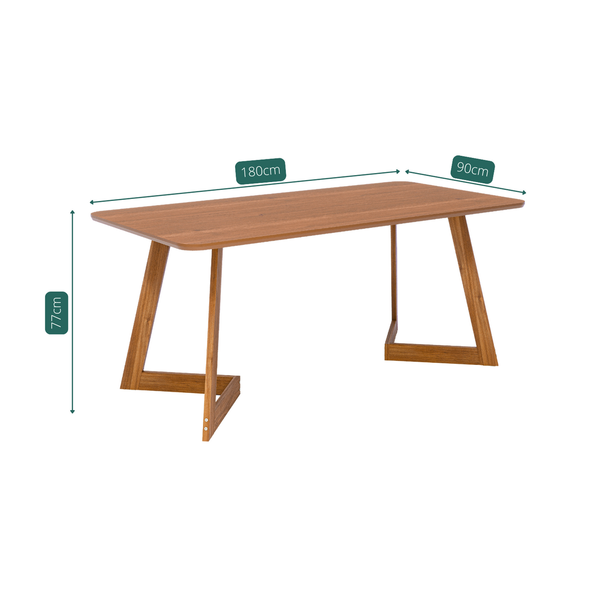 Mesa de Comedor Catania 1.80cm - Madera Maciza