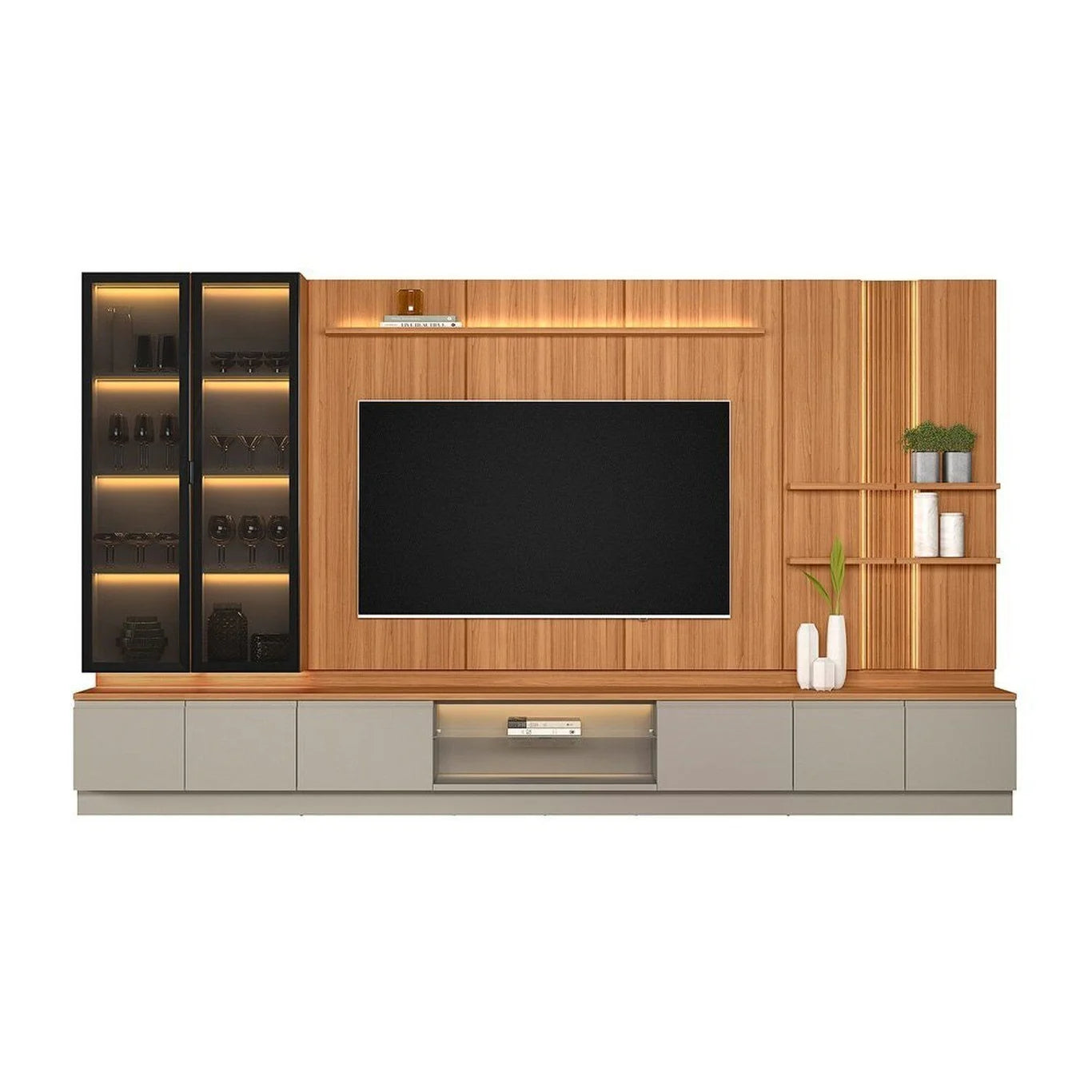 Conjunto Modular - Magnum 380CM - Cristalero con Led