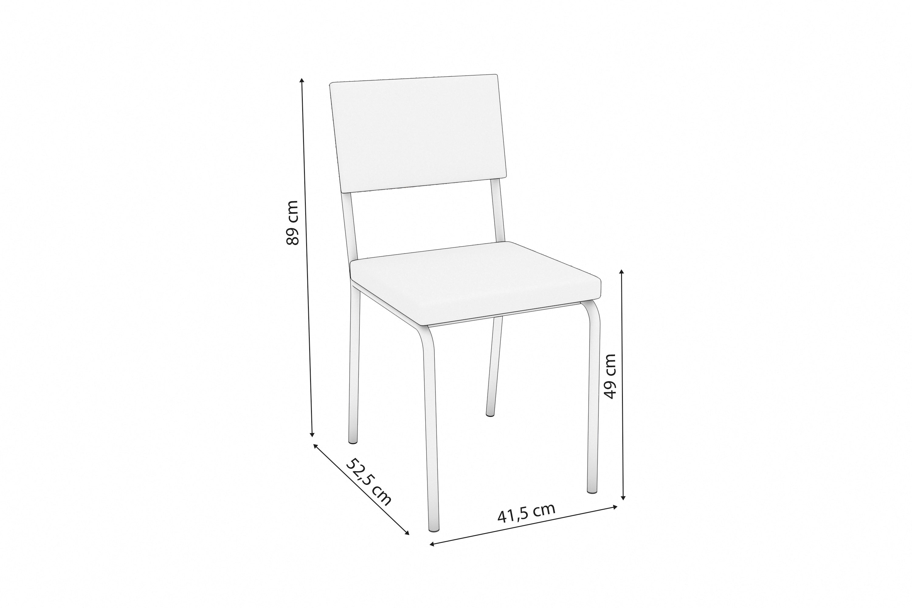 JUEGO DE COMEDOR ITALIA 160CM 6 LUGARES