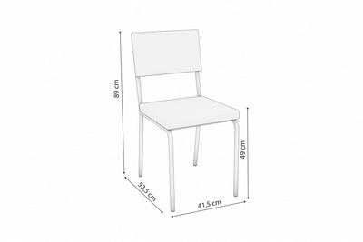 JUEGO DE COMEDOR ITALIA 160CM 6 LUGARES