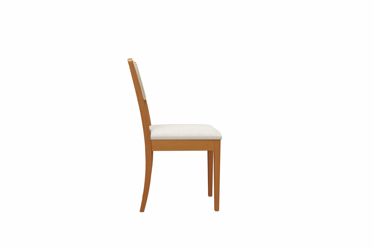 Juego de Comedor Rebeca 4 Sillas Madera Maciza y Vidrio Sobrepuesto