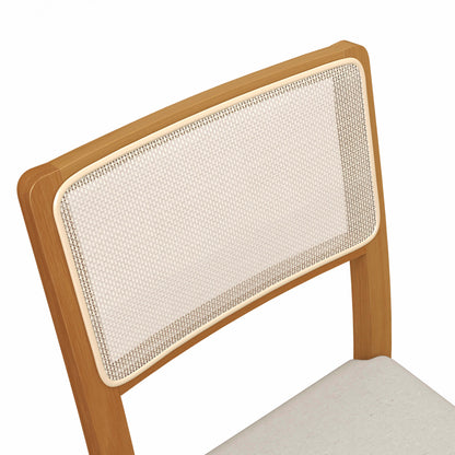 Silla Lola - Madera Maciza Ratan Natural
