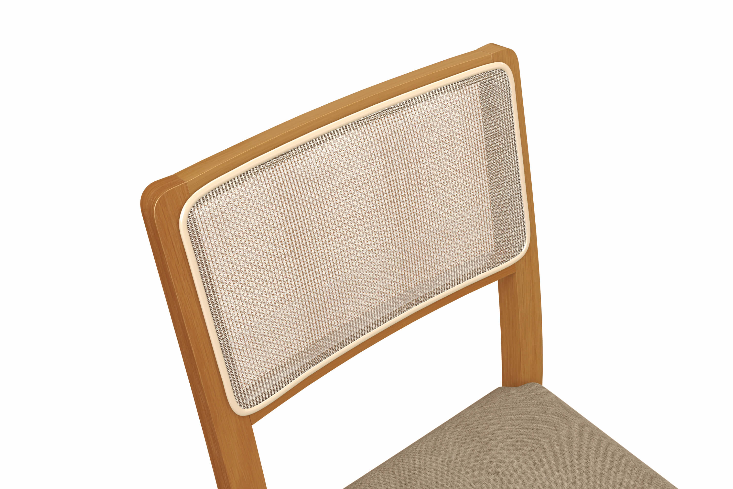 X2 Silla Lola Madera Maciza Ratan Natural