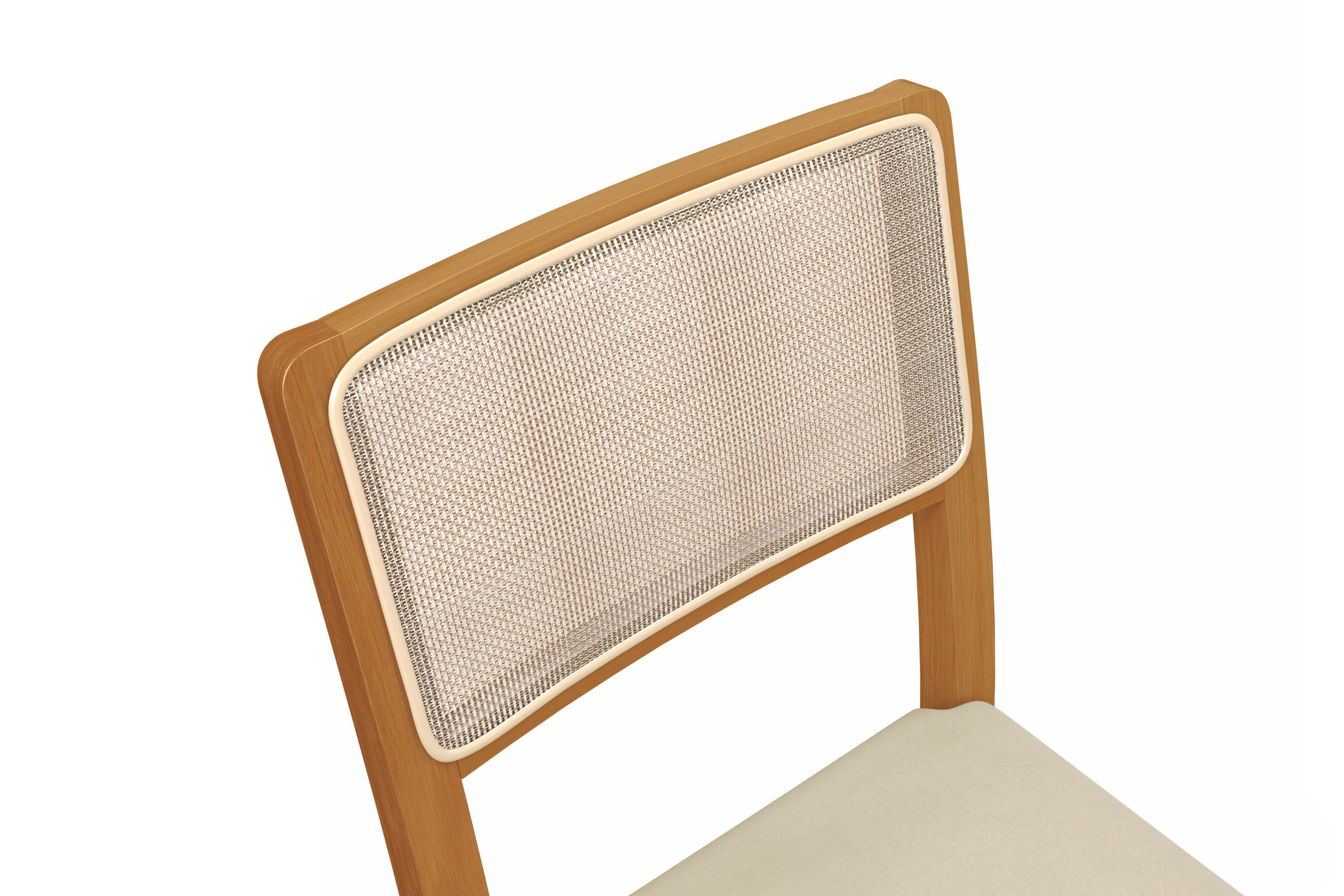 X2 Silla Lola Madera Maciza Ratan Natural