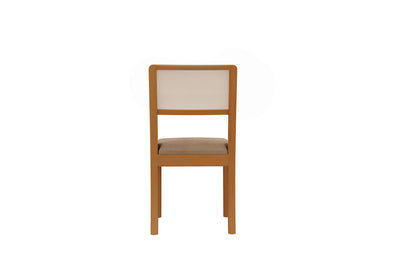Juego de Comedor Bianca 6 Sillas Madera Maciza y Vidrio Sobrepuesto