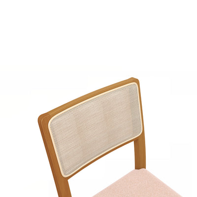 Silla Lola - Madera Maciza Ratan Natural