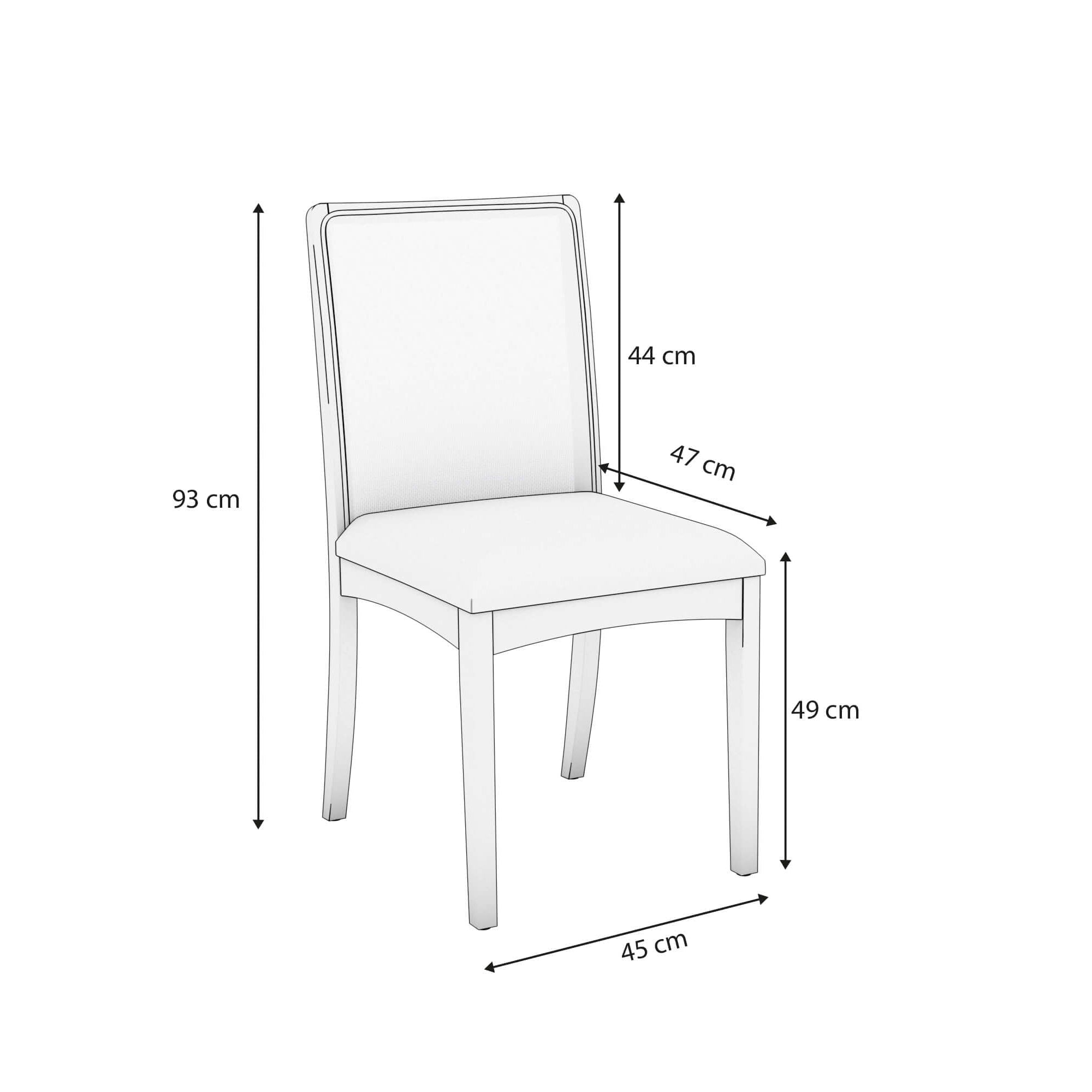 Juego de Comedor Mira con Vidrio Sobrepuesto con 6 Sillas Lara