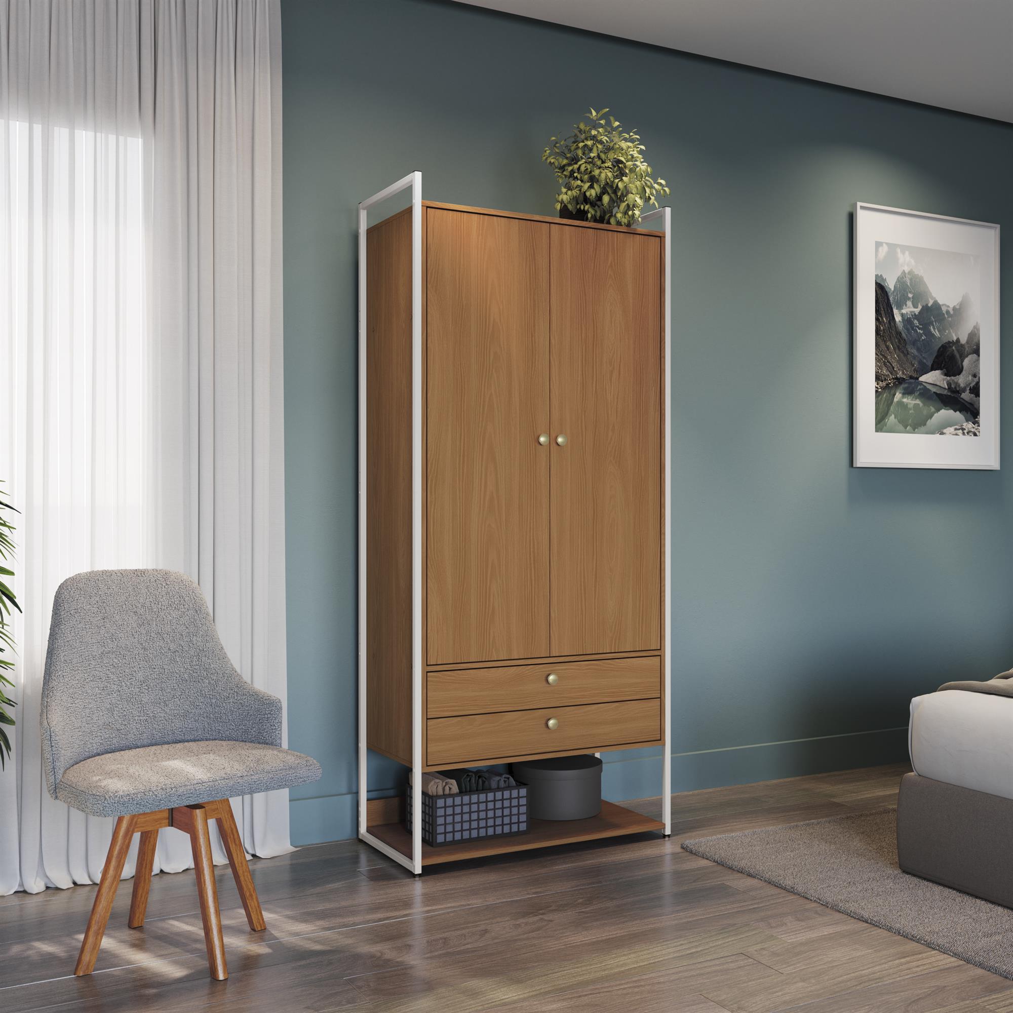 Closet Abierto Modular P48 - Linea Industrial