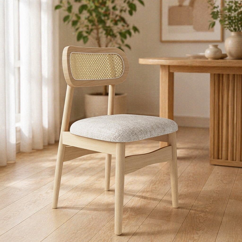 Silla de Comedor Olin - Madera Maciza