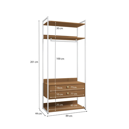 Closet Abierto Modular P47 - Linea Industrial