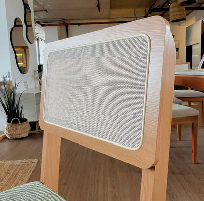 Juego de comedor Melina 120cm con 4 Sillas Ova 100% MDF