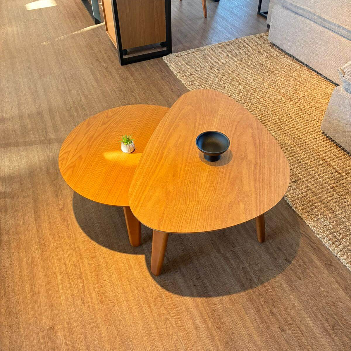 Conjunto de Mesas Ratonas Aira - Madera Maciza