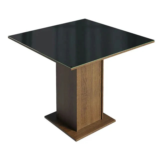 Juego de Comedor Mesa de Cristal con 4 Sillas Evelin - Balton