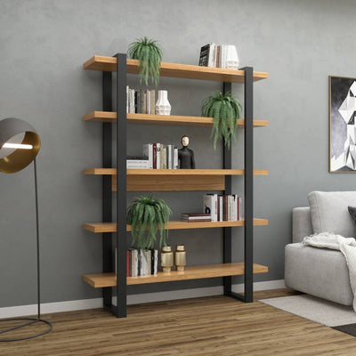 Estanteria Industrial Agata 100% MDF Tamburato - Linea Factory