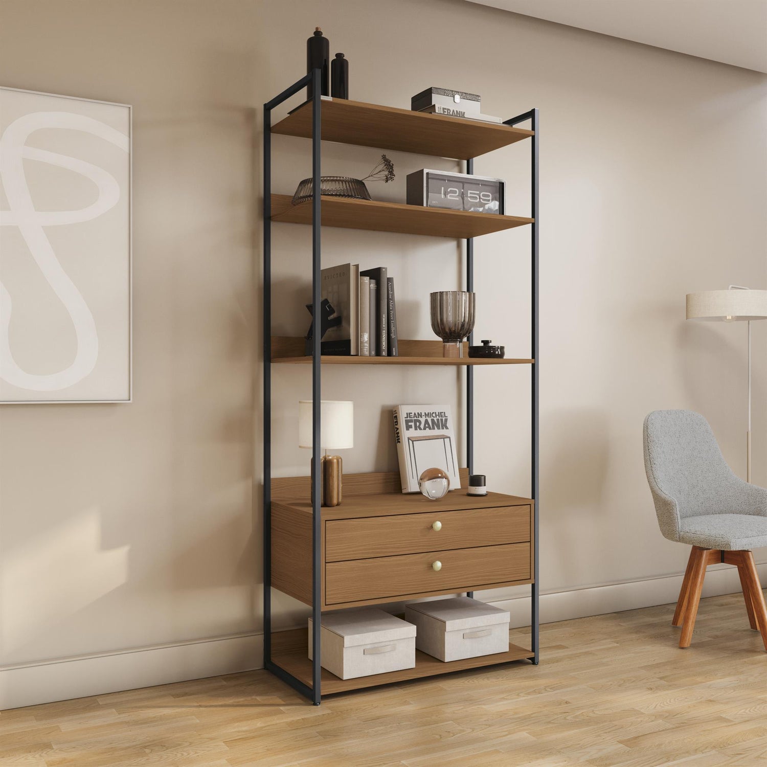 Closet Abierto Modular P49 - Linea Industrial