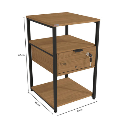 Estante Auxiliar Con Cerradura - Linea Industrial