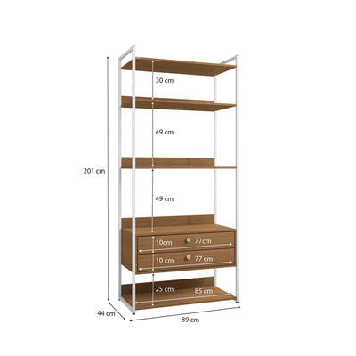 Combo Closet Abierto Modular P49 y P50 - Linea Industrial