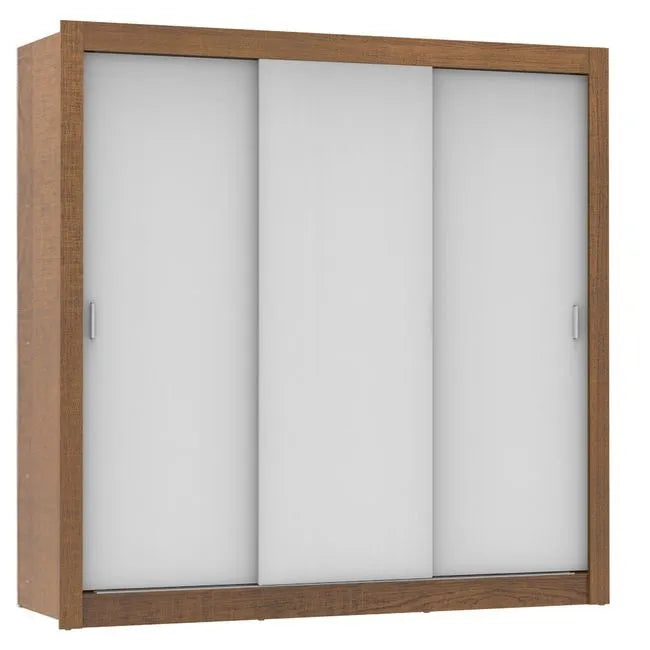 Ropero Placard Matrimonial Monaco 170CM Sin Espejo 3 Puertas Corredizas