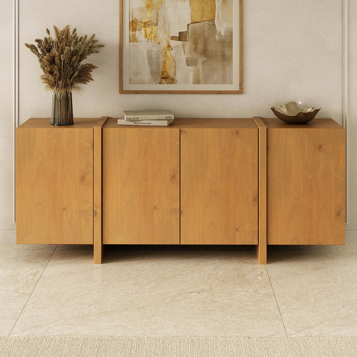 Aparador Lesly 182CM - Madera Maciza