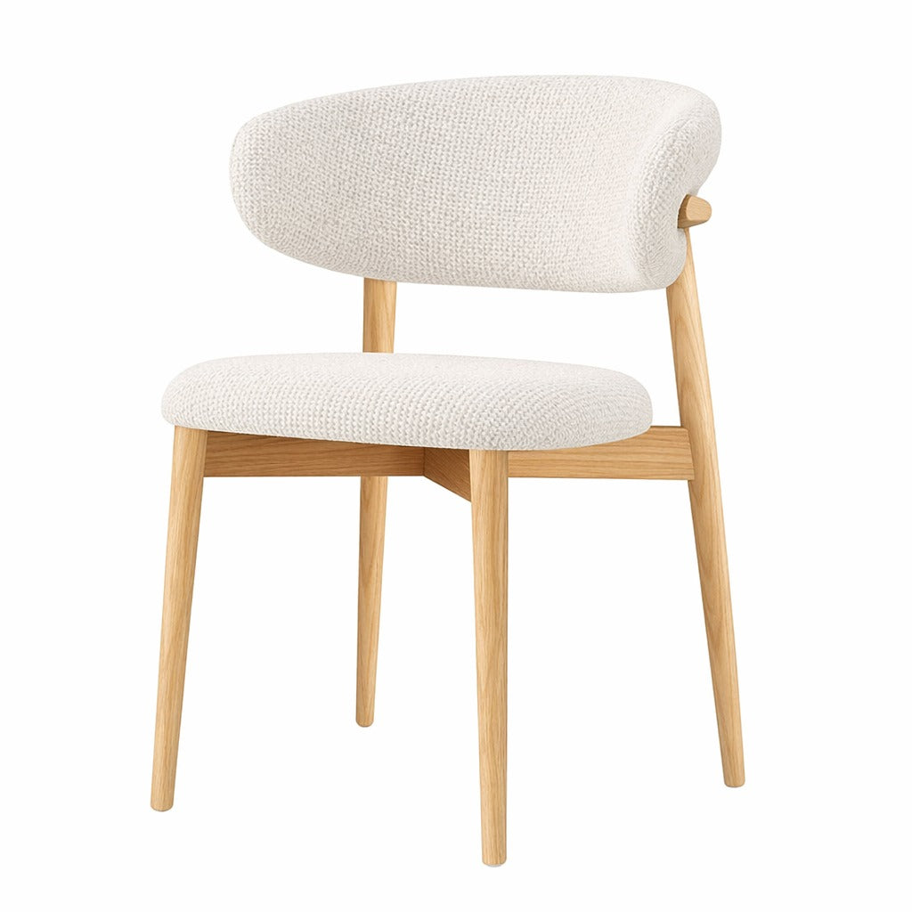 Juego de Comedor Arlo 1.20cm con 4 Sillas Mia en Lino