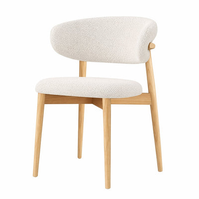 Juego de Comedor Arlo 1.20cm con 4 Sillas Mia en Lino