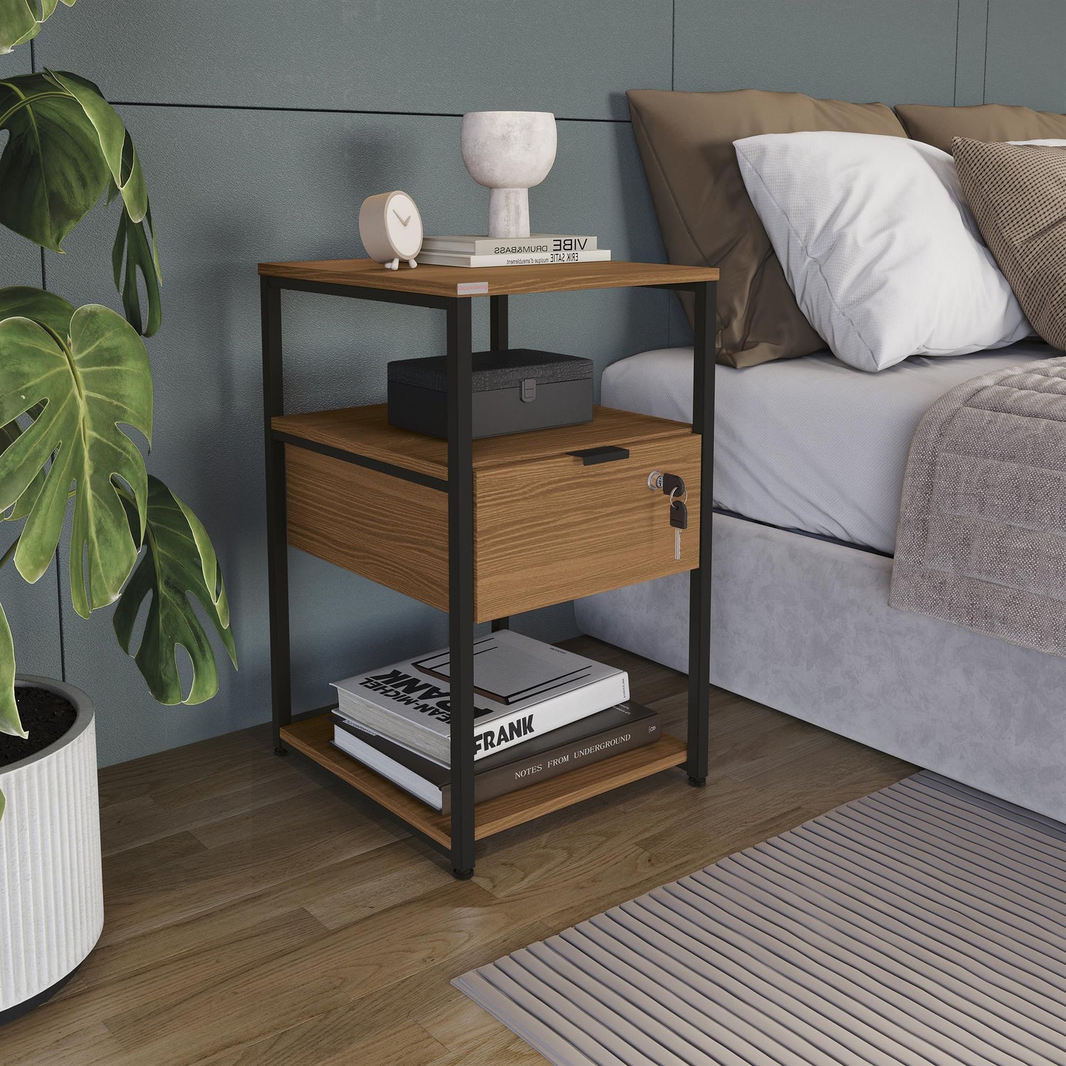 Estante Auxiliar Con Cerradura - Linea Industrial