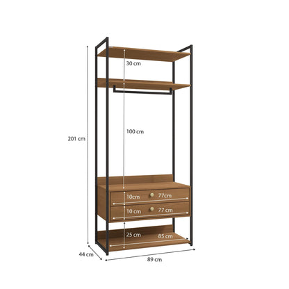 Closet Abierto Modular P47 - Linea Industrial
