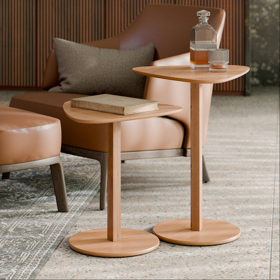 Conjunto de Mesas Lateral Paris Irregular - Linea Ares