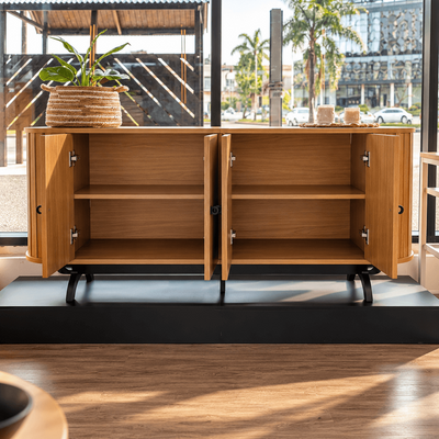 Aparador Curvo 180cm 100% MDF - Linea Factory