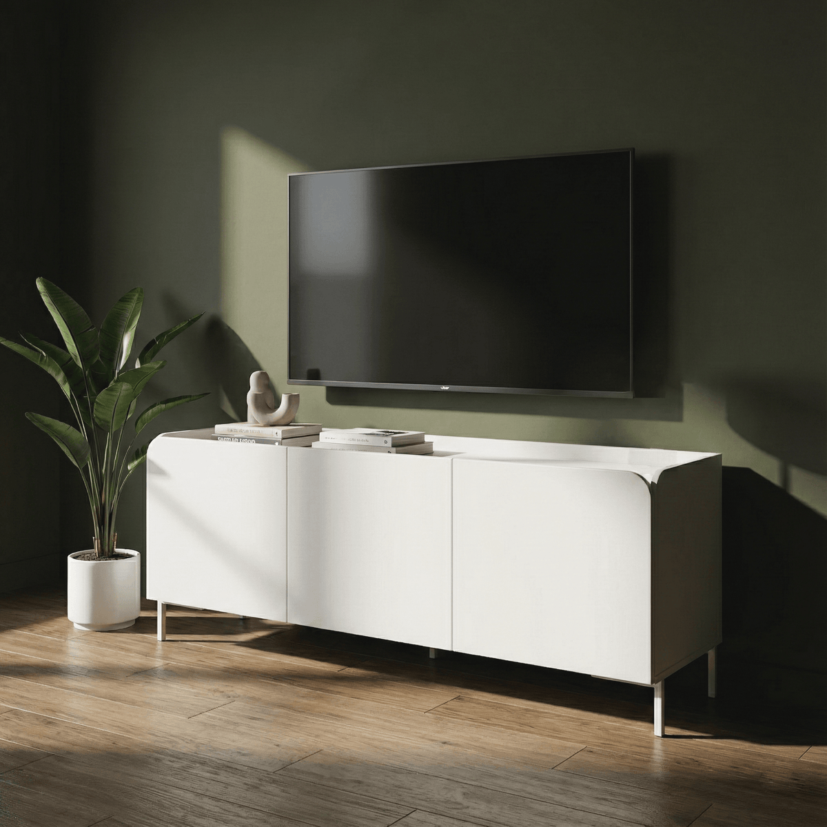 Rack Curve - 135CM Patas Metal