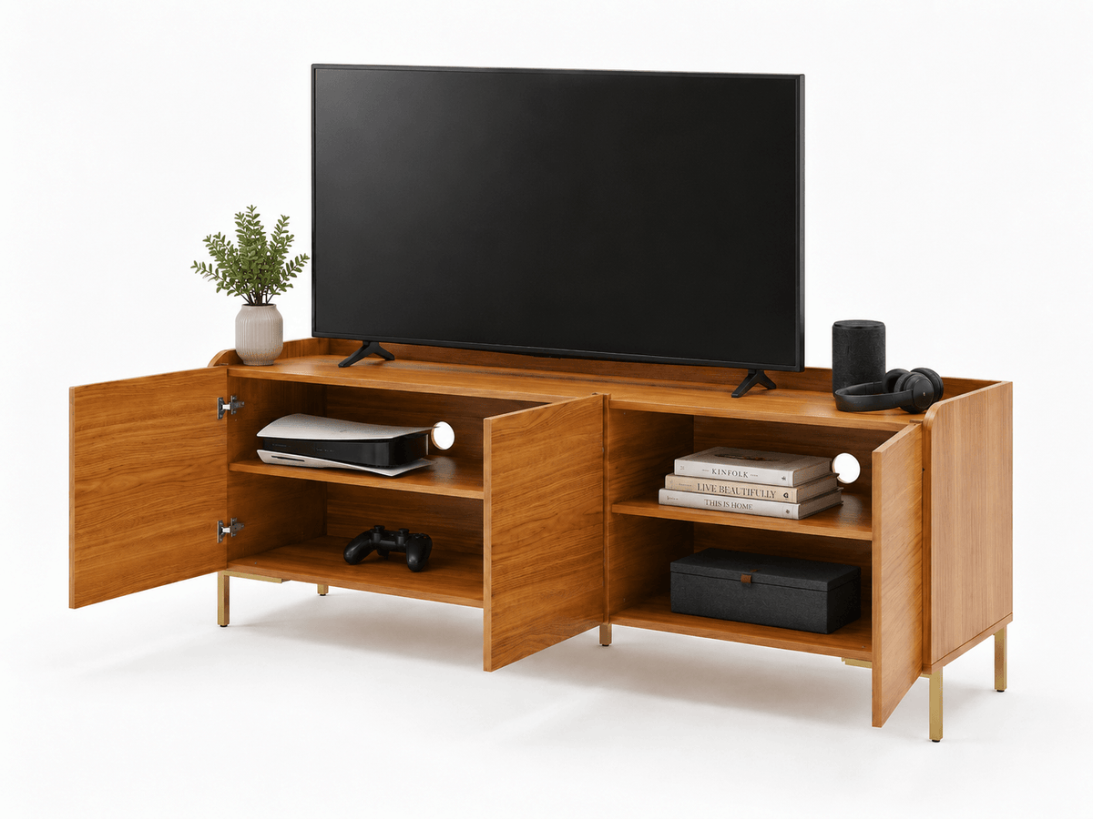 Rack Curve - 135CM Patas Metal
