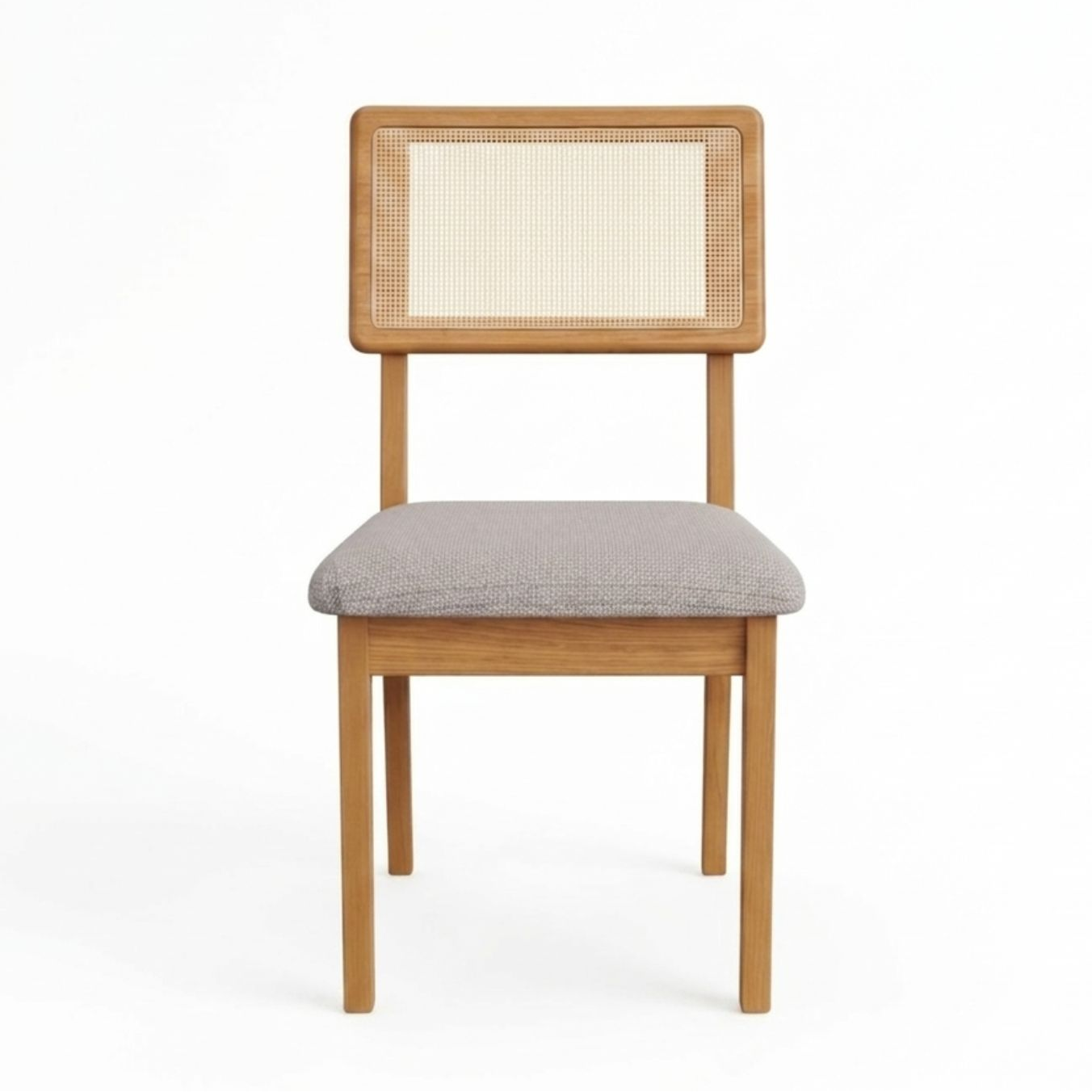 Silla de comedor Monica 100% MDF con RATAN