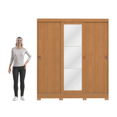 Ropero 3 Puertas Corredizas 180CM - Turin