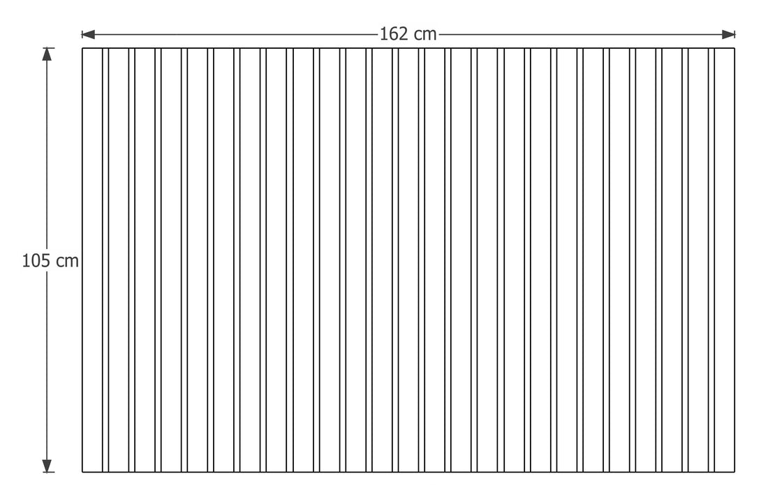 Cabecera de Cama Maraca Listones - con Led