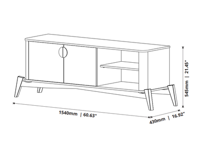 Rack 140CM - Linea Buriti 100% MDF