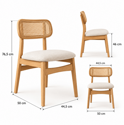 Juego de Comedor 1.20 Odin con 4 sillas Olin