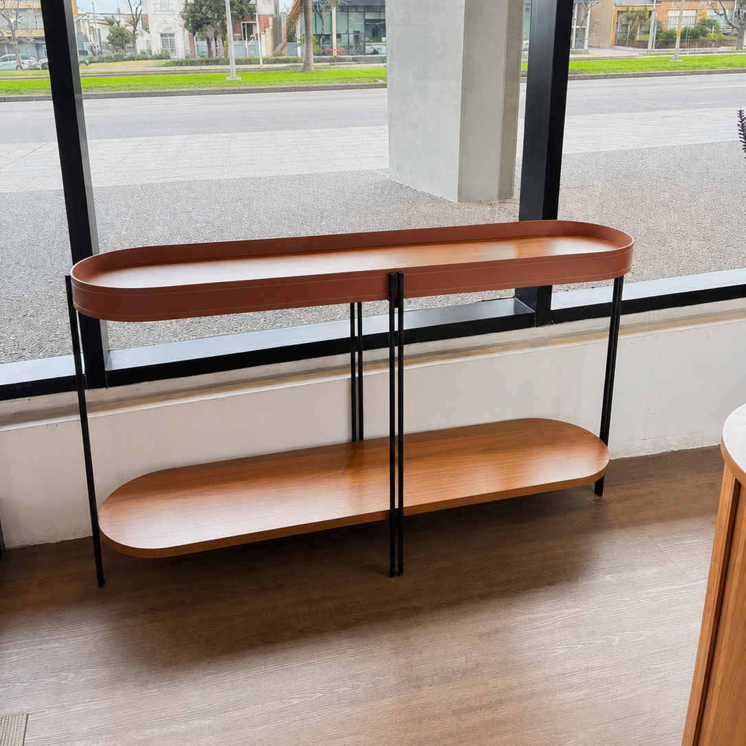 Aparador Monaco Buffet 140cm Cuero/Mdf