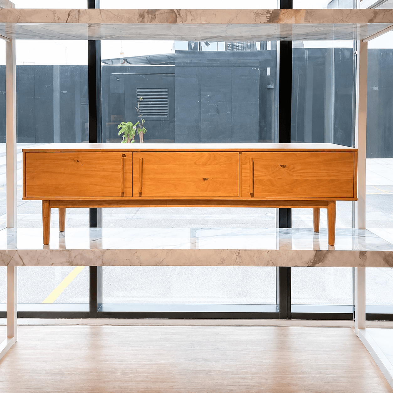 Rack TV 180CM Trega - Madera Maciza