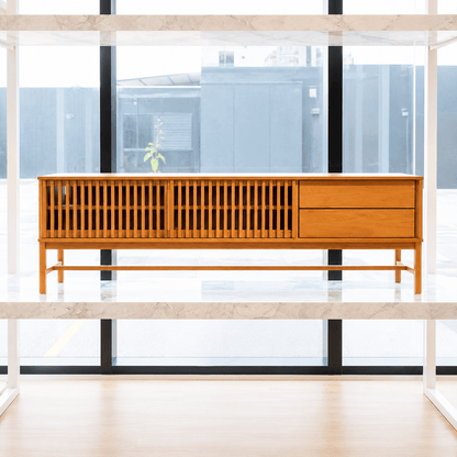 Rack TV 180cm Ader - Madera Maciza