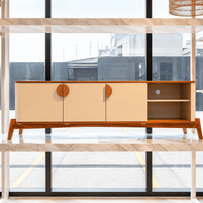 Rack 180CM - Linea Buriti 100% MDF (Producto Armado del Showroom)